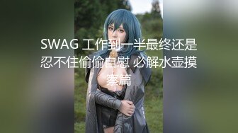 SWAG 工作到一半最终还是忍不住偷偷自慰 必解水壶摸察篇