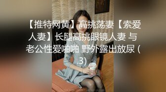 【推特网黄】高挑荡妻【索爱人妻】长腿高挑眼镜人妻 与老公性爱啪啪 野外露出放尿 (3)