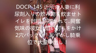 DOCP-145 近所の人妻に利尿剤入りの飲み物を飲ませトイレを封鎖！ 覗かれて..興奮気味の彼女に追い討ちをかけ2穴パックリ！恥ずかし騎乗位で大量中出し！